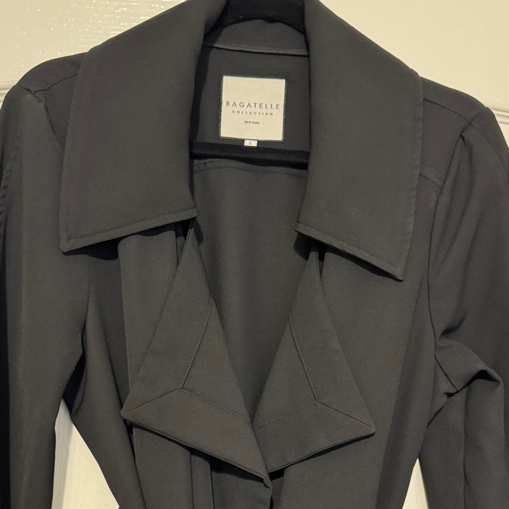 Bagatelle Women's Black Trench Coat